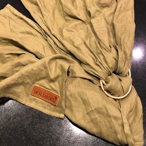 Wildbird ring sling - Turaco with rose gold ring